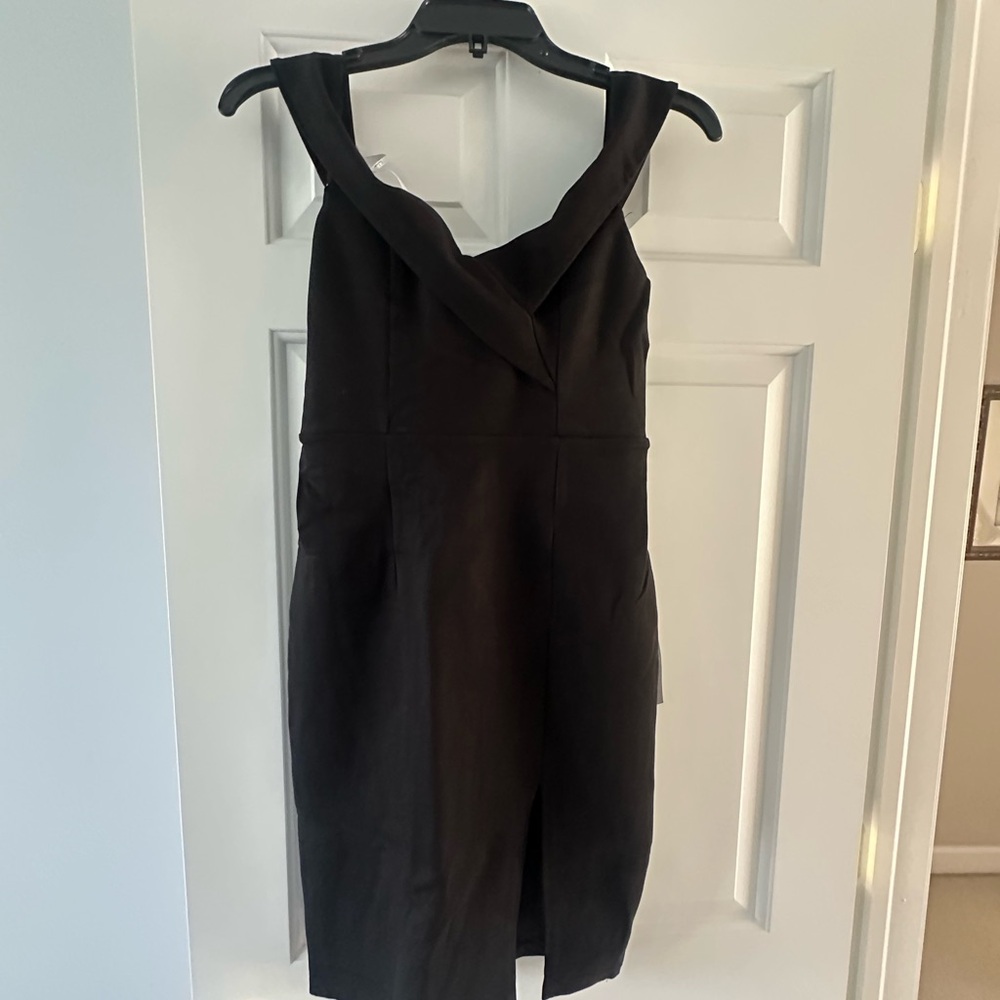 Lulu's Black Sweetheart Sheath Dress
